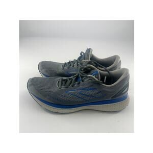 Brooks Shoes Mens Size 12.5 Blue Gray Athletic Sports Running Outdoors Lace Up